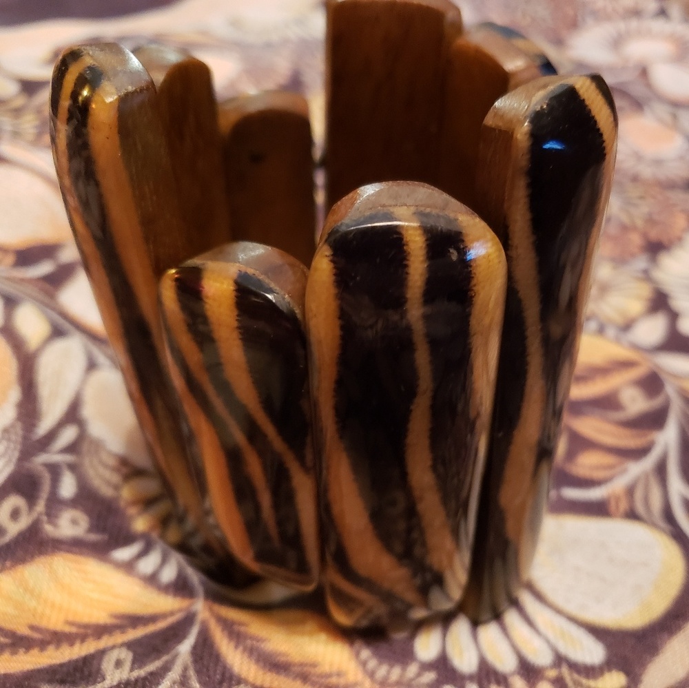 Stretch Wood Bracelet